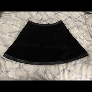 Banana Republic Skirt With Pleather Trim